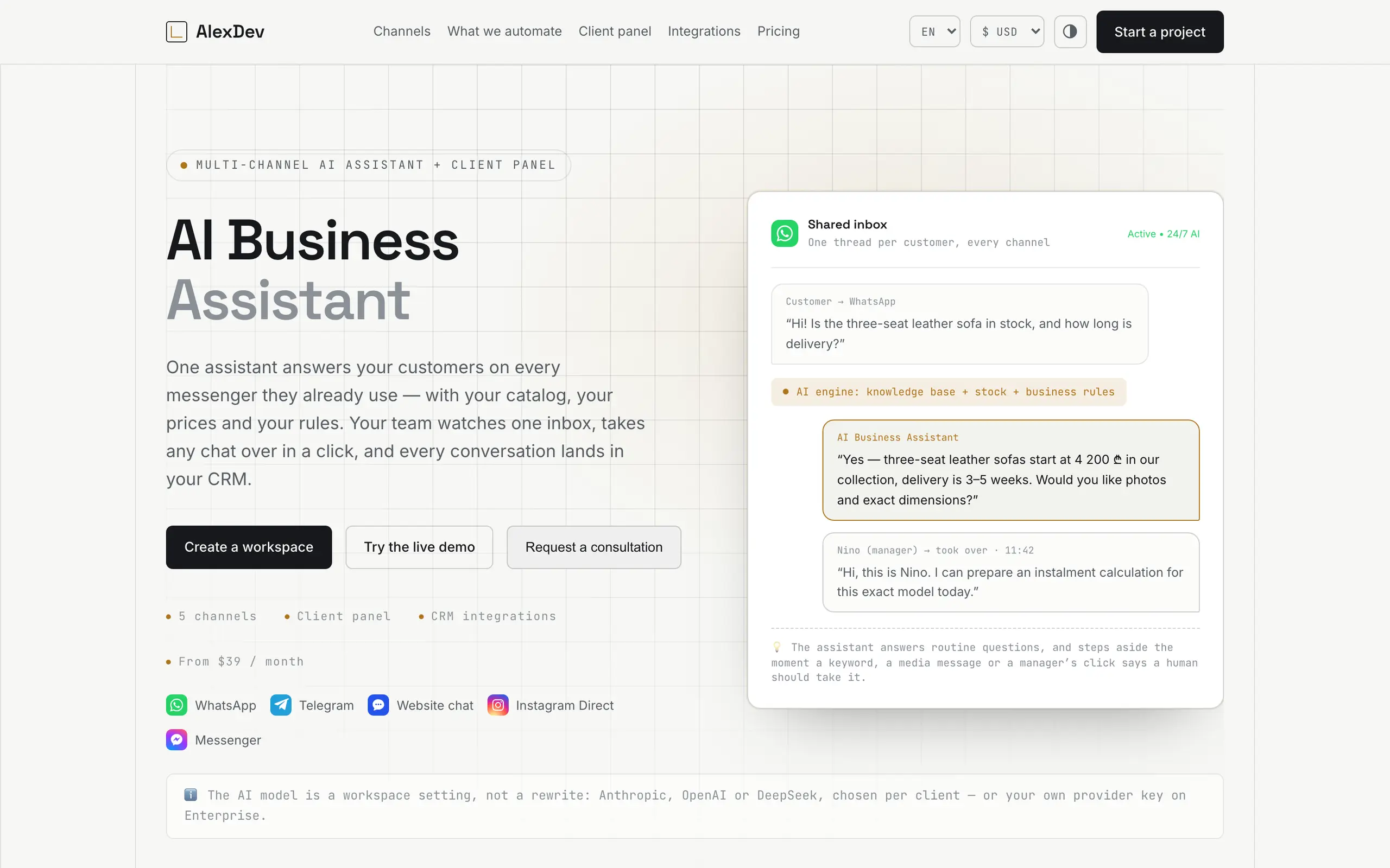AI Business Assistant