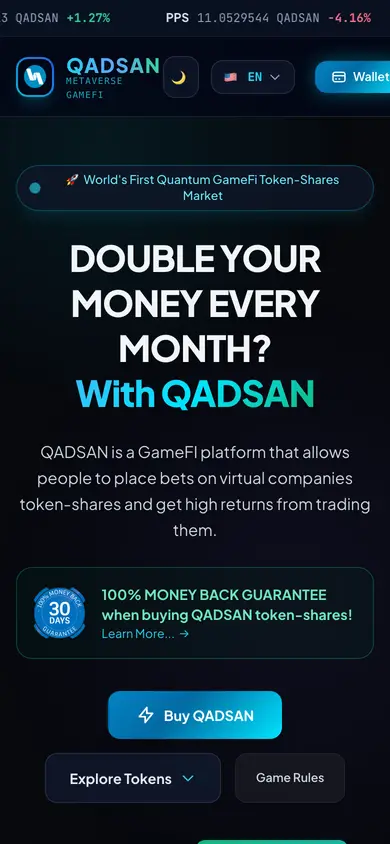 QADSAN Mobile Interface